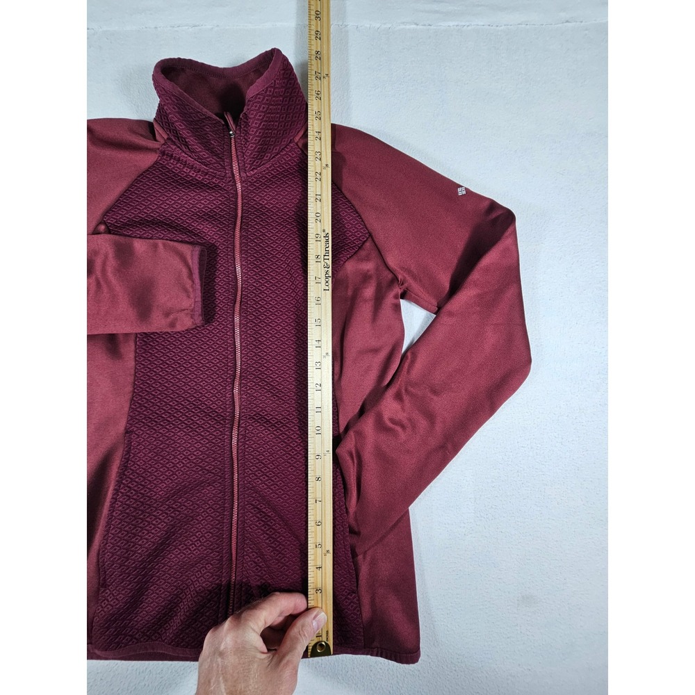 Columbia Womens North Loop‎ Full Zip Quilted Jacket Maroon Size Small - Picture 2 of 7